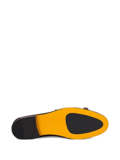 Doucal's Suede Double-buckle Loafer In Brown