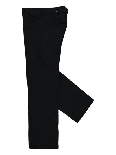 Casablanca Logo-patch Five-pocket Jeans In Black
