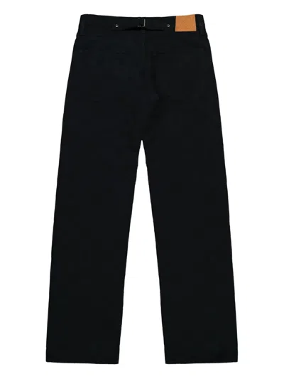 Casablanca Logo-patch Five-pocket Jeans In Black