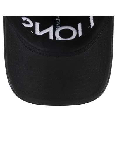 New Era Women's Black Detroit Lions Cece 9twenty Adjustable Hat In Black