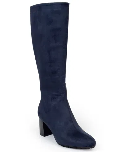 Aerosoles Brynn Block Heel Boot In Animal Print