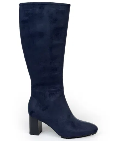 Aerosoles Brynn Block Heel Boot In Animal Print