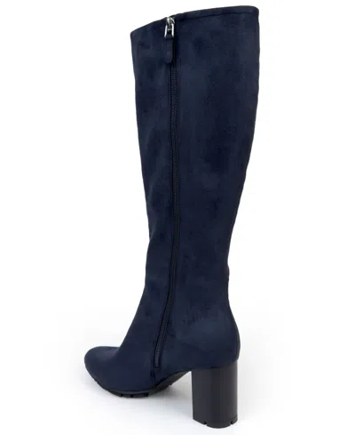 Aerosoles Brynn Block Heel Boot In Animal Print