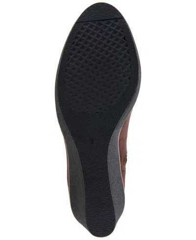 Aerosoles Women's Binnie Wedge Bootie In Brown