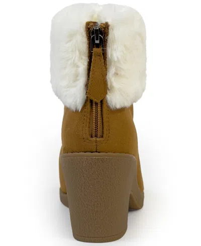 Aerosoles Booker Wedge Bootie In Brown