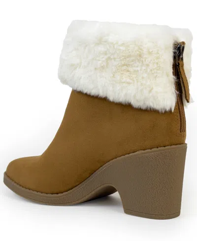 Aerosoles Booker Wedge Bootie In Brown