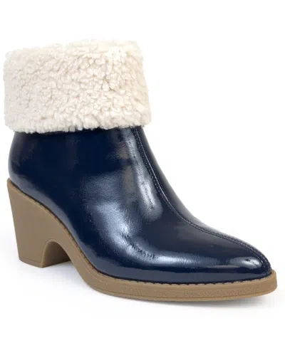 Aerosoles Booker Wedge Bootie In Blue