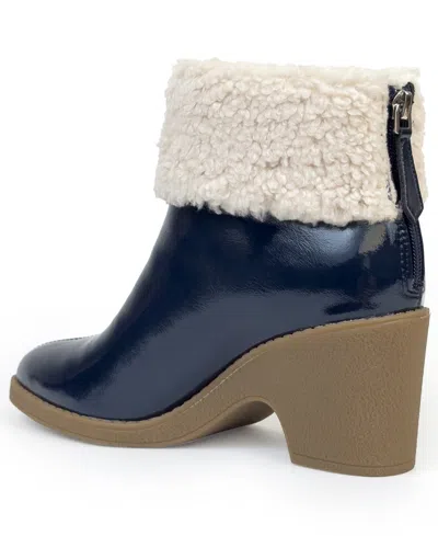 Aerosoles Booker Wedge Bootie In Blue