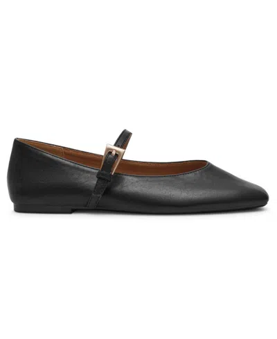 Dv Dolce Vita Women's Fabes Buckle Mary Jane Flats In Black