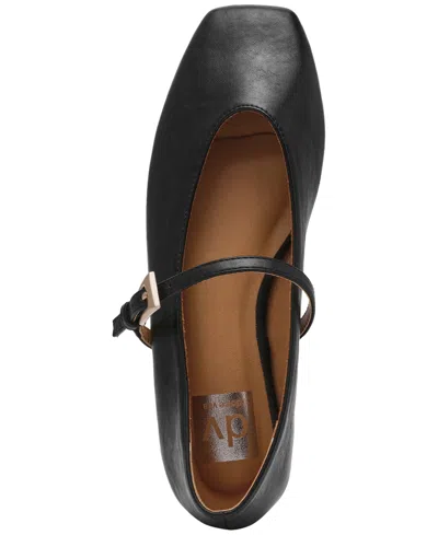 Dv Dolce Vita Women's Fabes Buckle Mary Jane Flats In Black