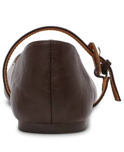 Dv Dolce Vita Women's Fabes Buckle Mary Jane Flats In Brown