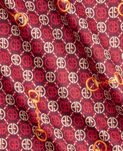 Giani Bernini Logo-print Square Scarf, Macy's Exclusive In Brown