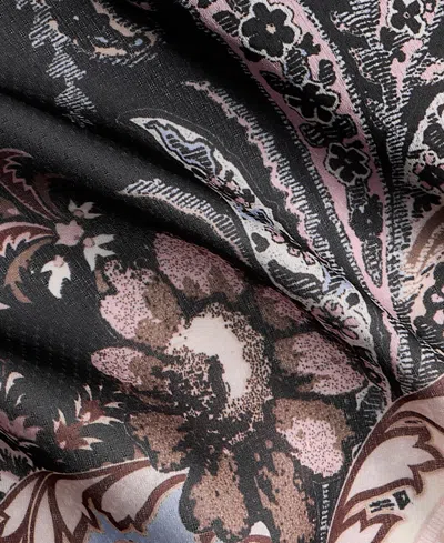 Giani Bernini Floral Square Scarf, Macy's Exclusive In Brown