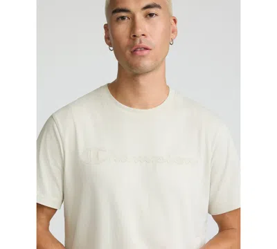 Champion Men's Classic Logo Crewneck Short-sleeve T-shirt In White