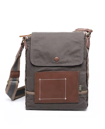 Tsd Brand Lake Toya Crossbody Bag In Gray