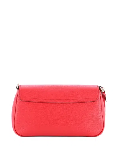Pre-owned Gucci Soho Chain Leather Medium Crossbody Bag In Red