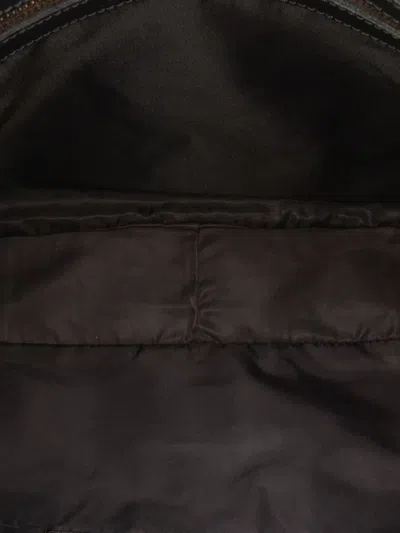 Pre-owned Burberry 2000-2017 Smoke Check Nylon Elgin Messenger Bag Crossbody Bag In Gray