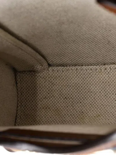 Pre-owned Gucci Horsebit 1955 Gg Denim Mini Crossbody Bag In Blue