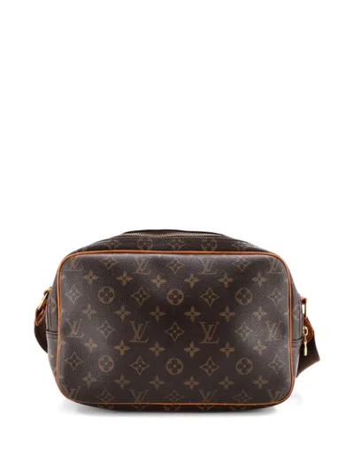 Pre-owned Louis Vuitton Reporter Bag Monogram Canvas Pm Crossbody Bag In Brown