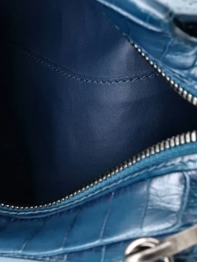 Pre-owned Balenciaga Neo Cagole City Bag Leather Xs Shoulder Bag In Blue