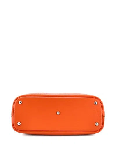 Pre-owned Hermes Bolide Bag Clemence 31 Satchel In Orange