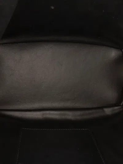 Pre-owned Ferragamo 2018 Small Quilted Leather Double Gancini Backpack In Black