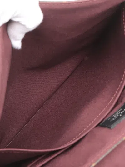 Pre-owned Louis Vuitton 2013 Monogram Macassar District Mm Crossbody Bag In Brown