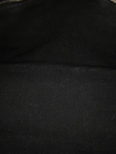 Pre-owned Hermes 2000-2020 Canvas Sac Troca Horizontal Pm Handbag In Black