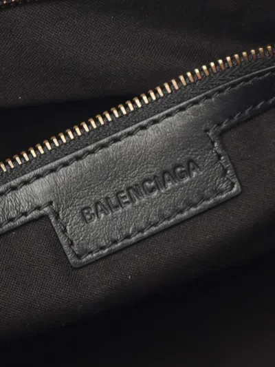 Pre-owned Balenciaga 2010-2025 Medium Calfskin Le City Satchel In Gray