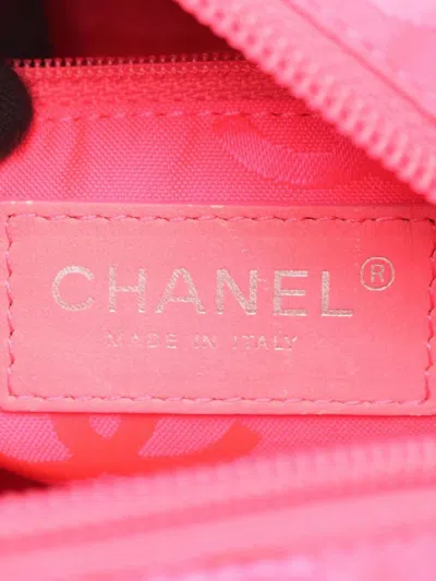 Pre-owned Chanel 2010-2011 Medium Lambskin Cambon Ligne Tote Bag In Black