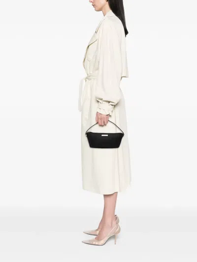 Pre-owned Gucci 2000-2015 Gg Canvas Boat Shoulder Bag In Black