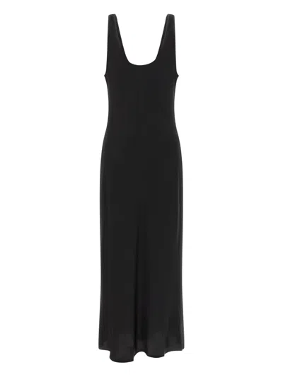 L'agence Akiya Midi Dress In Black