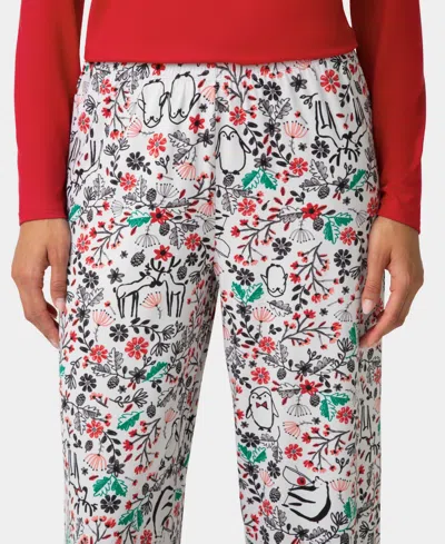 Hue Women's Timeless Jersey Folded Set In Red