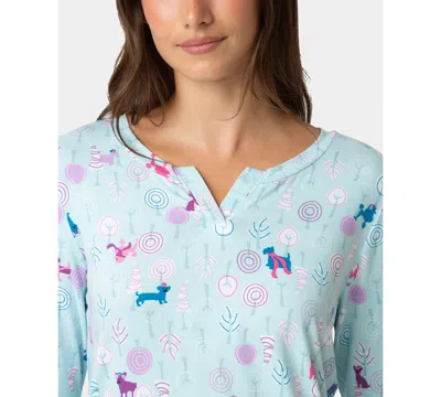 Hue Women's Timeless Jersey Folded Set In Blue