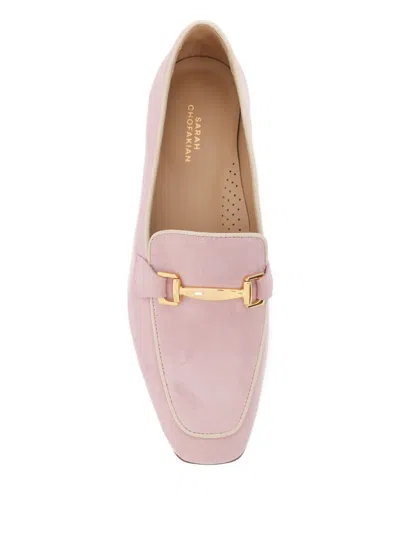 Sarah Chofakian Sucre Glace Metal-detail Loafers In Multi