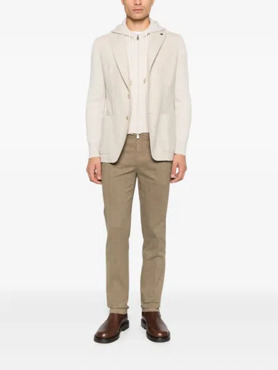 Teleria Zed Capital Trousers In Neutral