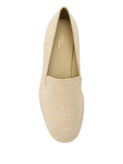 Sarah Chofakian Brunch Woven Loafer In Animal Print
