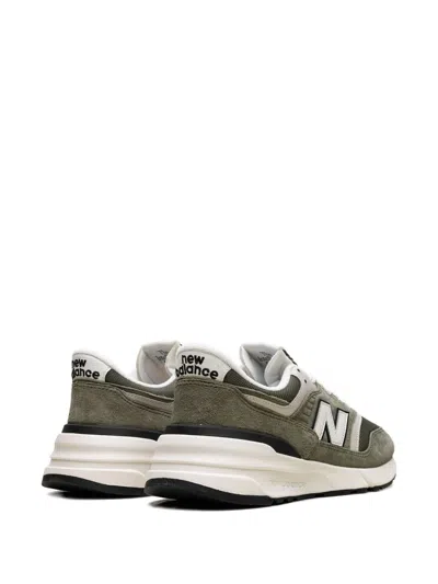 New Balance 997r Logo-patch Sneakers In Animal Print