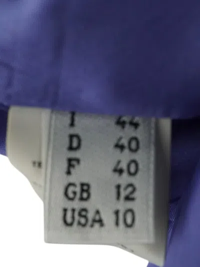 Pre-owned Moschino Printed Ribbon-detail Dress In Blue