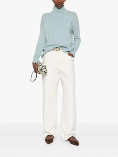 Kujten Ulla Turtleneck Sweater In White