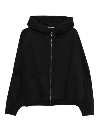 Ottolinger Oversized Cargo Multiline Jacket In Black