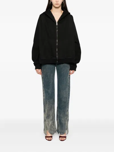 Ottolinger Oversized Cargo Multiline Jacket In Black
