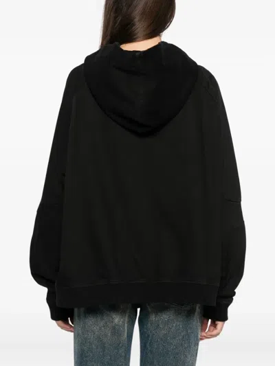 Ottolinger Oversized Cargo Multiline Jacket In Black