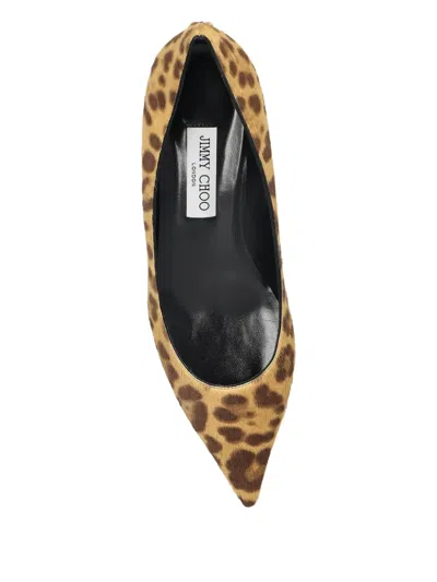 Jimmy Choo Amelia 40 Leopard-print Calf Hair Pumps In Animal Print
