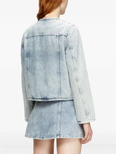 Diesel Button-fastening Denim Jacket In Blue