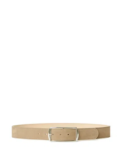B-low The Belt River Nubuck Belt In Neutral