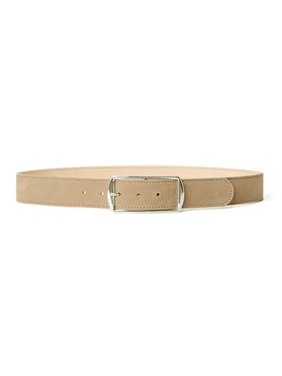 B-low The Belt River Nubuck Belt In Neutral