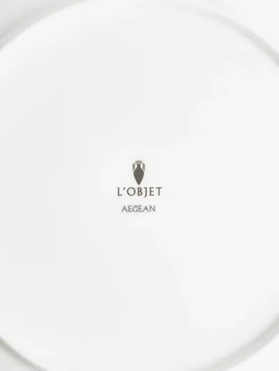 L'objet Aegean Dinner Plate In White