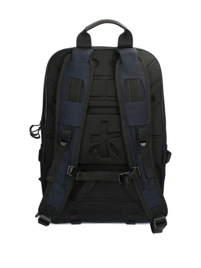Premiata Ventura Double-layer Padded Backpack In Blue