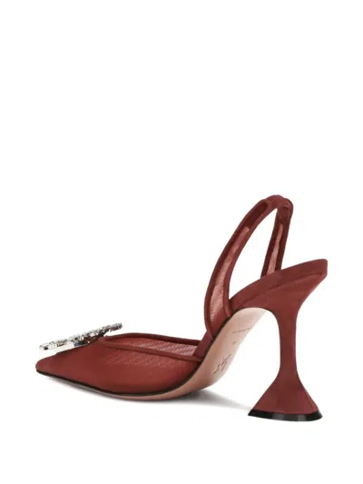 Amina Muaddi 95mm Begum Crystal-embellished Heeled Sandals In Multi